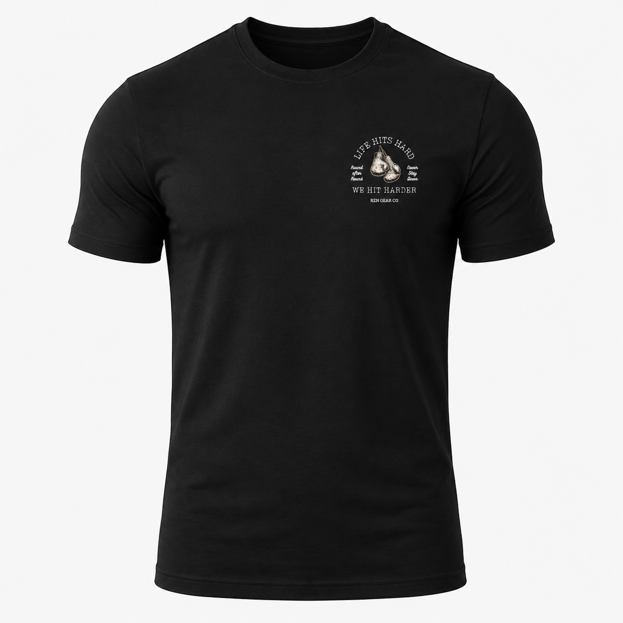 LIFE HITS HARD TEE