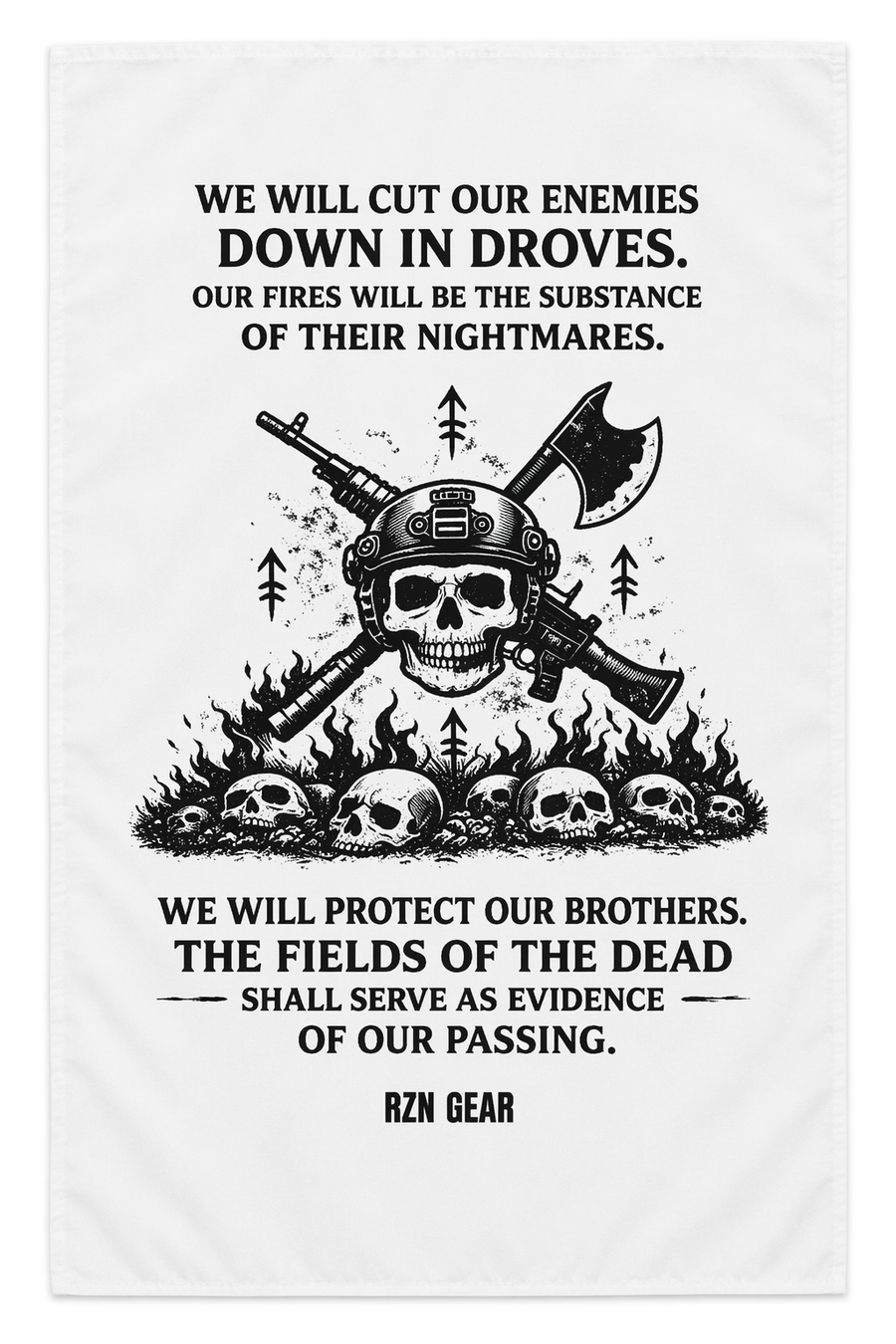 MACHINE GUNNER FLAG