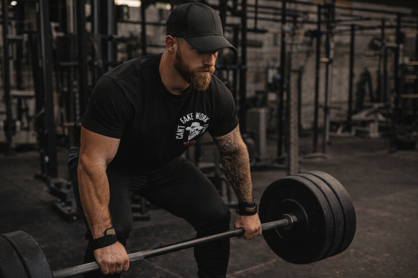 CAN'T FAKE WORK ETHIC TEE