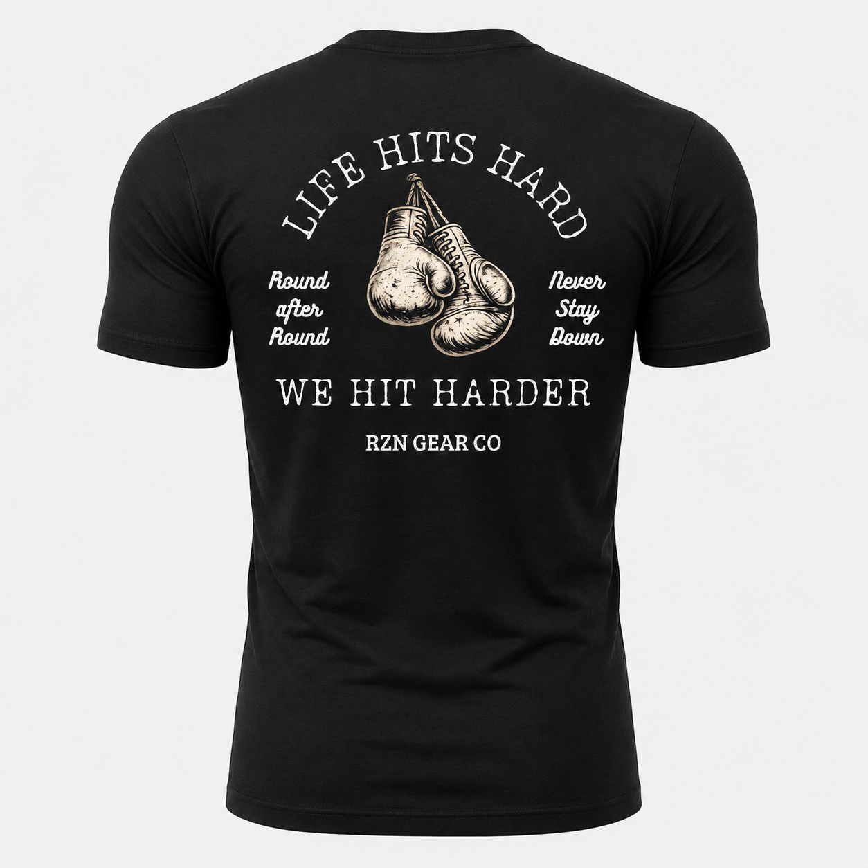 LIFE HITS HARD TEE