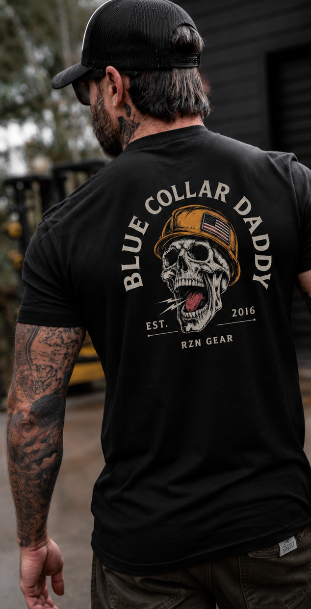 BLUE COLLAR DADDY TEE
