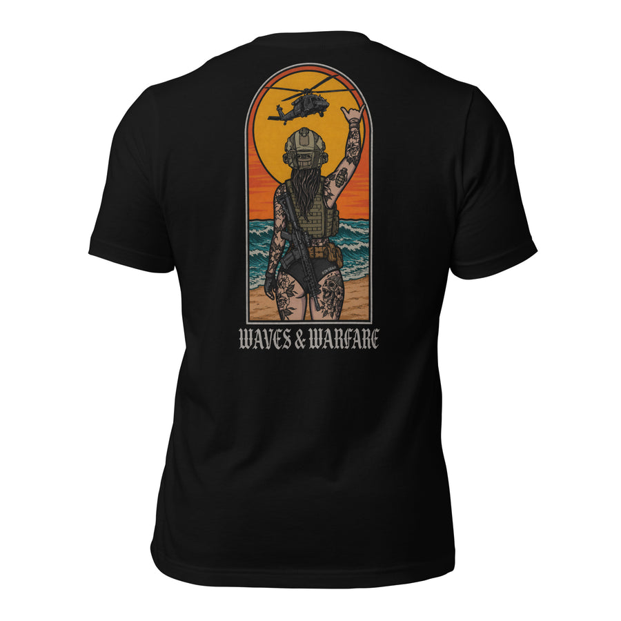 WAVES & WARFARE TEE